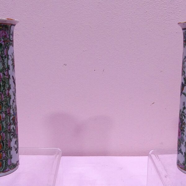 COPPIA DI VASI CANTON XIX SECOLO